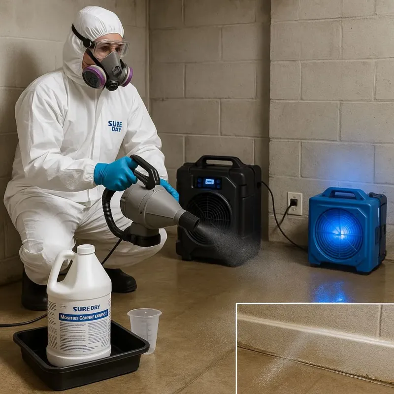 Sanitization and Odor Removal process in Laurel, MD